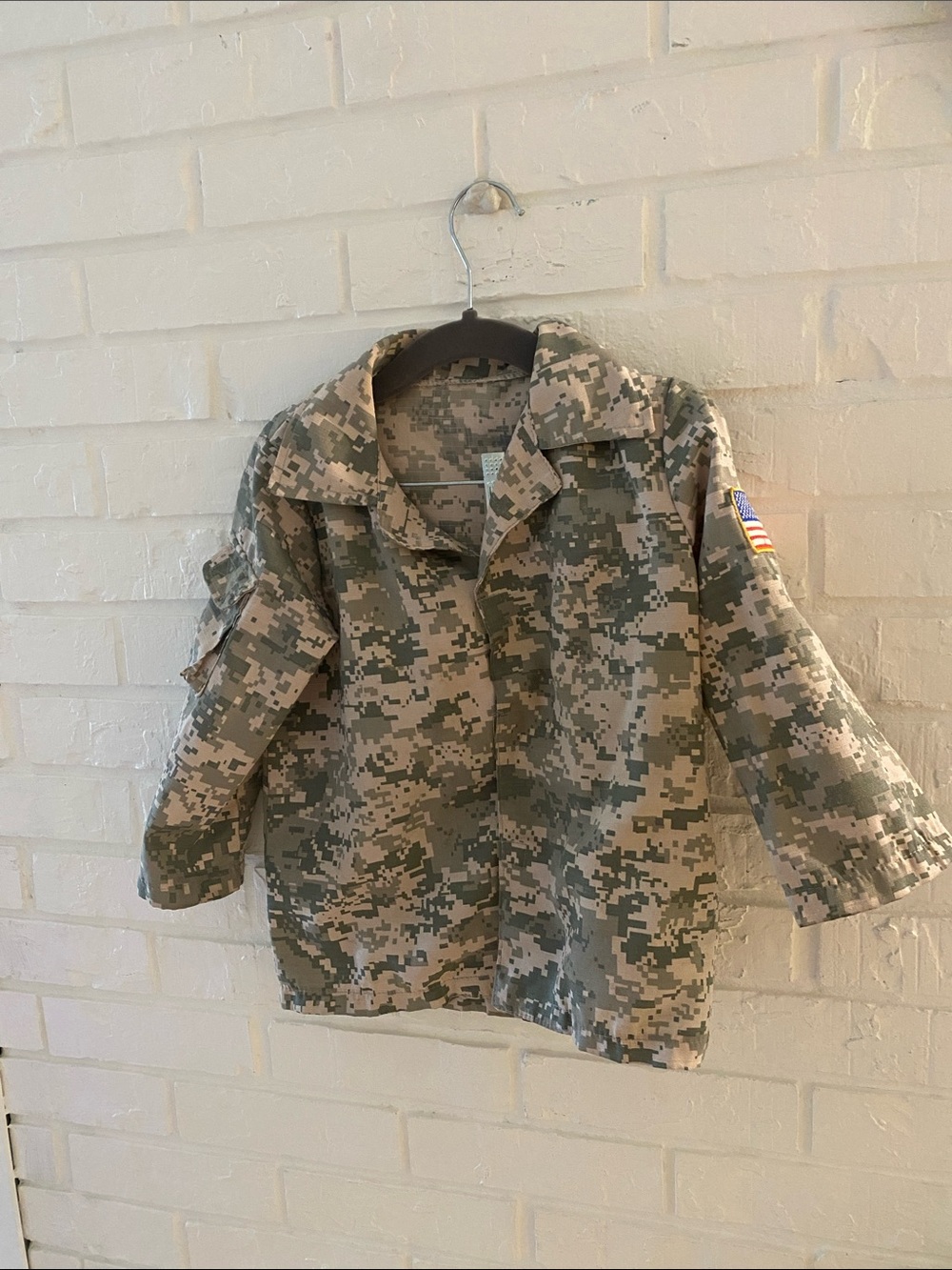 Kids Digital Camo Jacket - Green